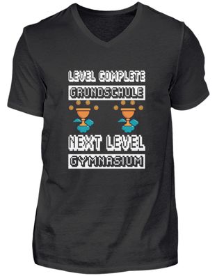 Level Complete Next Level Gymnasium - Herren V-Neck Shirt