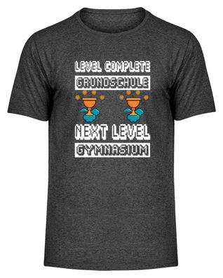 Level Complete Next Level Gymnasium - Herren Melange Shirt