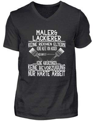 Maler Lackierer Harte Arbeit - Herren V-Neck Shirt