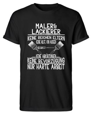 Maler Lackierer Harte Arbeit - Herren RollUp Shirt