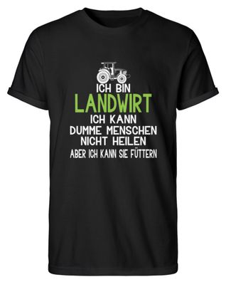 Landwirt Bauer Traktor - Herren RollUp Shirt