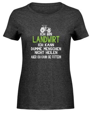 Landwirt Bauer Traktor - Damen Melange Shirt