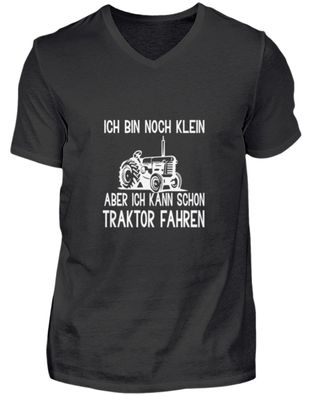 Landwirt Kinder Traktor - Herren V-Neck Shirt