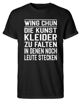 Wing Chung Kampfkunst Chniesisch - Herren RollUp Shirt