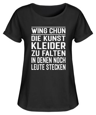 Wing Chung Kampfkunst Chniesisch - Damen RollUp Shirt