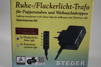 Kahlert Beleuchtungstrafo Ruhe-/ Flackerlicht 3,2V/0,8A u. 2V/0,2A
