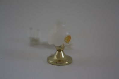 Kahlert Tischlampe Metallfuß Kunststoffschirm Höhe: 35mm, 10433, Puppenstuben