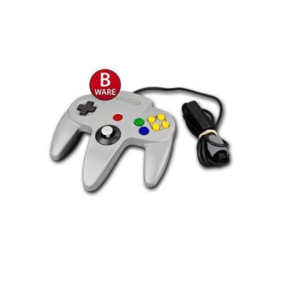 N64 Controller unausgeleiert - Farbe Grau (B - Ware)