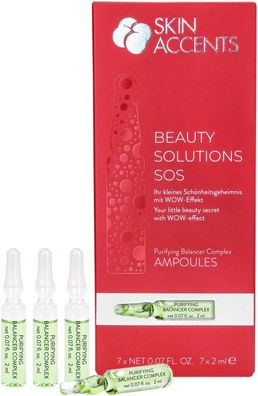 Inspira cosmetics 9918 Skin Accents Beauty Solutions SOS Ampullen WOW-Effekt