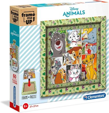 Clementoni Frame Me Up Puzzle - Disney - Animals (60 Teile) Puzzel Simba Bambi