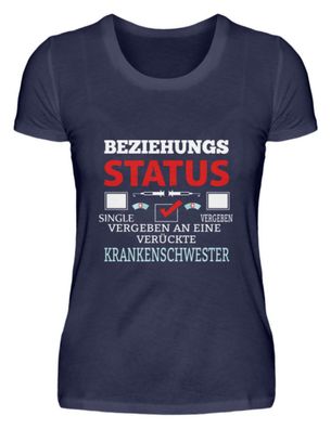 Beziehungs STATUS SINGLE Vergeben VERGEN - Damen Premiumshirt