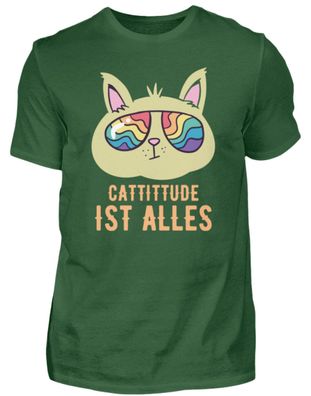 Cattittude IST ALLES - Herren Shirt