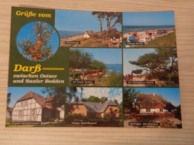 5759 Postkarte, Ansichtskarte- Grüße vom Darß zwischen Ostsee und Saaler Bodden
