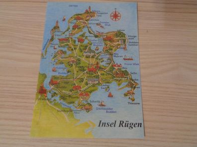 5778 Postkarte, Ansichtskarte- Rügen Deutschlands größte Insel