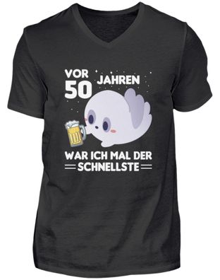 VOR 50 JAHREN WAR ICH MAL DER Schellste - Herren V-Neck Shirt