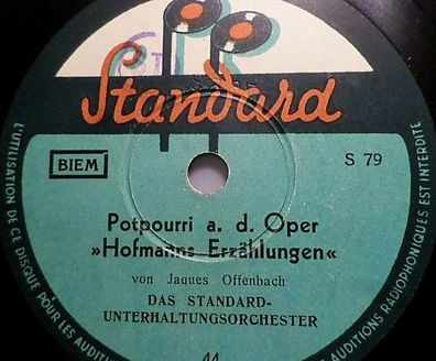 Standard-Unterhaltungsorchester "Potpourri aus Carmen / Hofmanns Erzählungen"