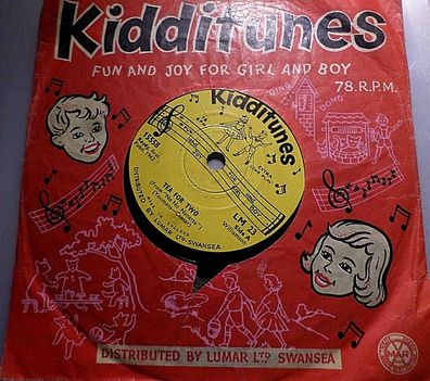 Tea For Two (From "No No Nanette") / Oh Dem Golden Slippers" Kidditunes 1962 6"