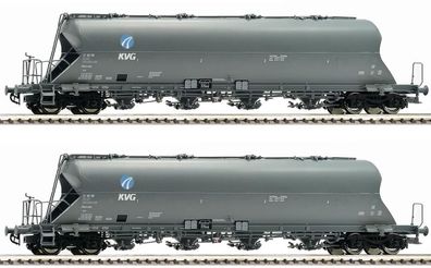 Fleischmann 849002 2-tlg. Set: Staubsilowagen, KVG