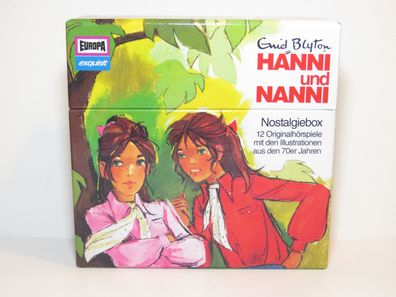 Hanni und Nanni - Enid Blyton - Nostalgiebox - Alle 12 Hörspiele - neuwertig