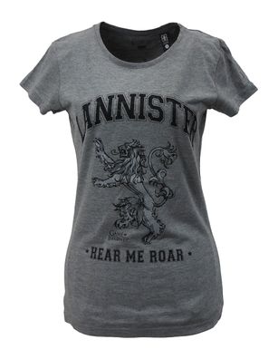 gozoo Game of Thrones T-Shirt Damen grau Baumwolle Freizeit TShirt Shirt GOT