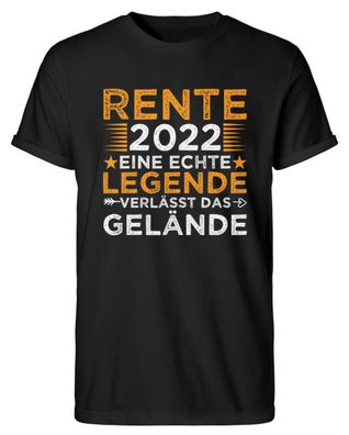 RENTE 2022 EINE ECHTE Legende - Herren RollUp Shirt - F2EGEJH3