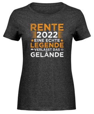 RENTE 2022 EINE ECHTE Legende - Damen Melange Shirt - F2EGEJH3