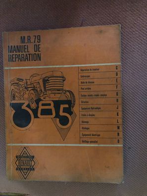 Werkstatthandbuch Reparaturhandbuch MR 79 Renault 385 R 77 R 78