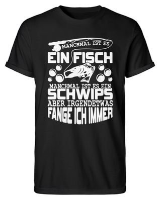 Manchmal IST ES EIN FISCH Manchmal IST - Herren RollUp Shirt - W4TQCRKQ