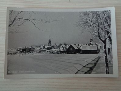 5833 Postkarte, Ansichtskarte -Haffbad Ueckermünde - Ortsansicht