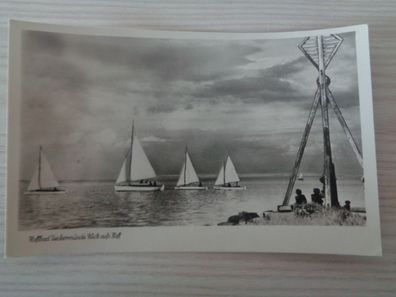 5834 Postkarte, Ansichtskarte -Haffbad Ueckermünde - Blick auf Haff