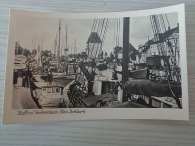5835 Postkarte, Ansichtskarte -Haffbad Ueckermünde - Altes Bohlwerk
