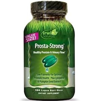 Irwin Naturals, Prosta-Strong, gesunde Prostata & Harnfluss, 180 fléssige Weichkapsel