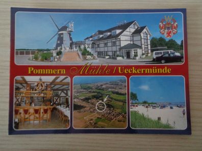 5840 Postkarte, Ansichtskarte -Ueckermünde -Pommernmühle,