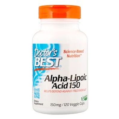 Doctor's Best, Alpha-Liponsäure, 150 mg, 120 vegetarische Kapseln