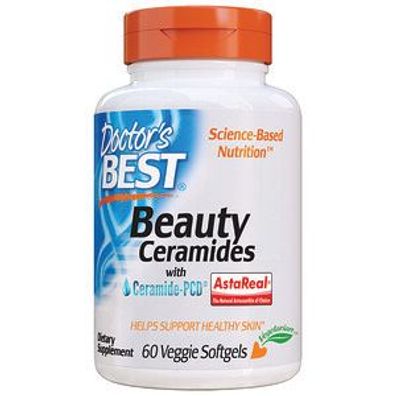 Doctor's Best, Beauty-Ceramide mit Ceramid-PCD, 60 Gemésekapseln