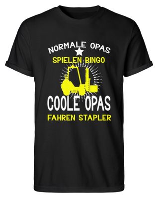 Normale Opas spielen Bingo Coole Opas - Herren RollUp Shirt - HZCAA5HW