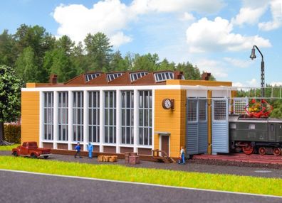 Vollmer 47605 N E-Lokschuppen mit Türschließvorrichtung, zweiständig