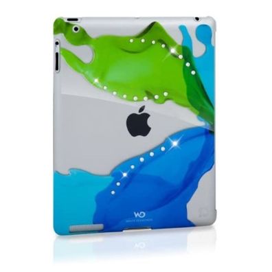 White Diamonds Cover mit Swarovski Steine Hülle Case Tasche für Apple iPad 4 3 2