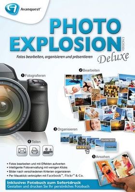Photo Explosion 5 Deluxe - Fotos bearbeiten - PC Download Version