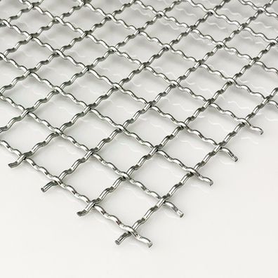Stahl Verzinkt Wellengitter - MW 20mm x 20mm - 2,5mm dick - Individuelle Maße