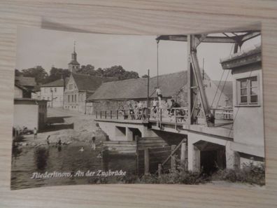 5870 Postkarte, Ansichtskarte -Niederfinow An der Zugbrücke