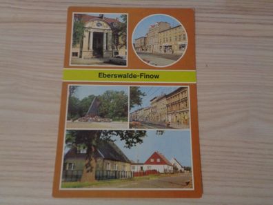 5881 Postkarte, Ansichtskarte -Eberswalde-Finow-Forstakademie, Wilhelm Pieck Straße