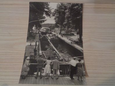 5899 Postkarte, Ansichtskarte - Woltersdorf b. Erker -Schleuse 1967