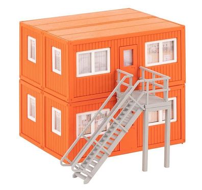 Faller 130135 4 Baucontainer, orange