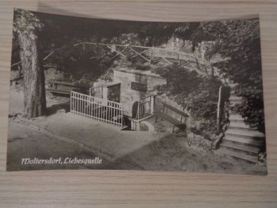 5900 Postkarte, Ansichtskarte - Woltersdorf , Liebesquelle