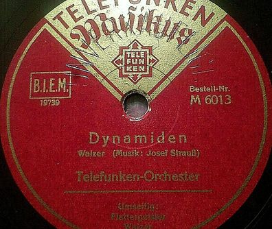 Telefunken-Orchester "Flattergeister / Dynamiden" Telefunken Musikus 1934
