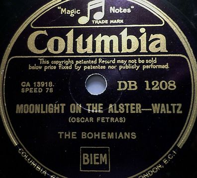 The Bohemians "The Dollar Princess / Moonlight On The Alster" Columbia 1935 10"