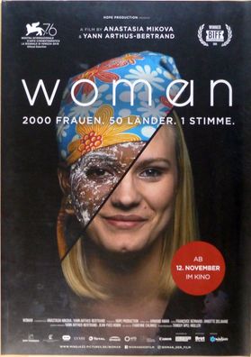 Woman - Original Kinoplakat A1 - Yann Arthus-Bertrand - Filmposter