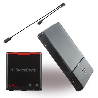 BlackBerry ACC-39461-101 - Akkuladegerät Bundle + Akku E-M1 für Curve 9350 , 9360,