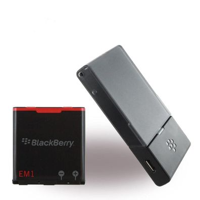 Blackberry E-M1 - Original Akku + Lader für Curve 9350 - 1000mAh